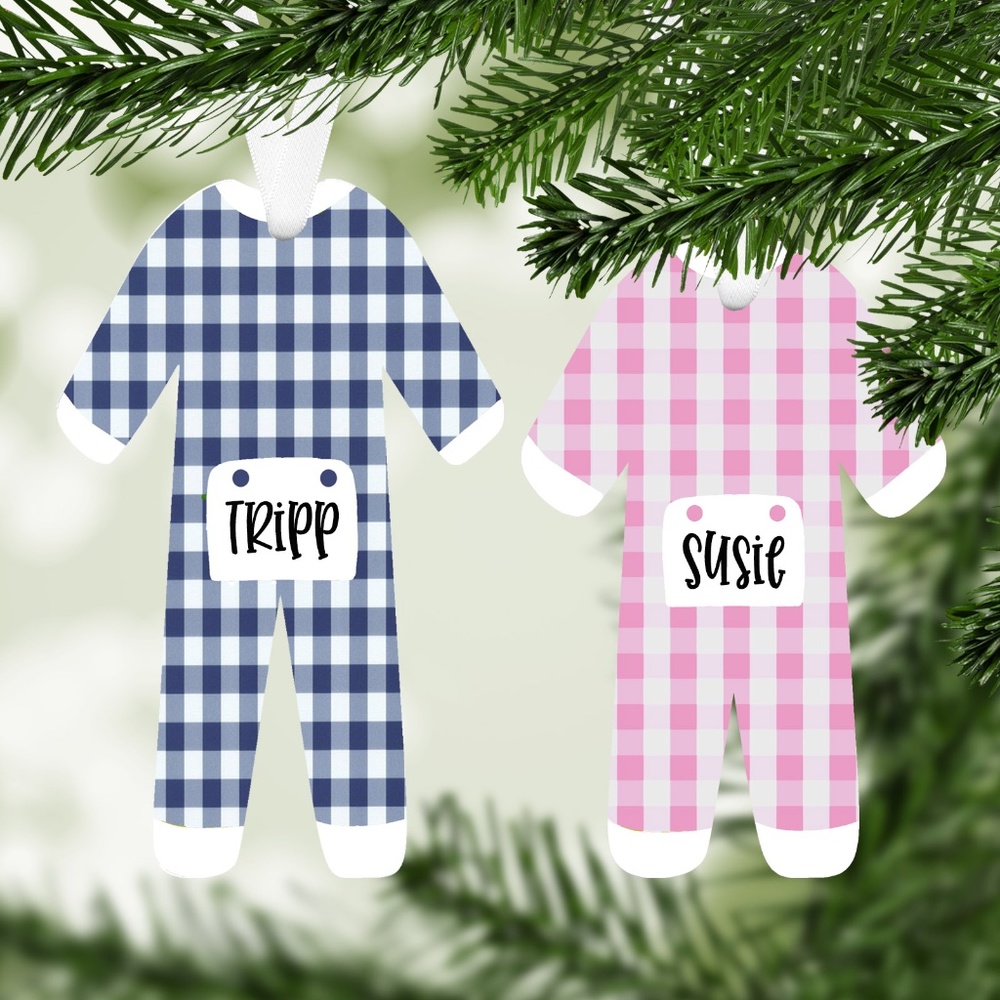 PJ ornaments, PJ christmas ornaments